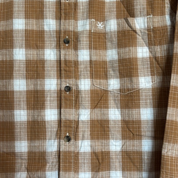 Wrogn men’s brown plaid long sleeve button down shirt size small - Picture 4 of 11